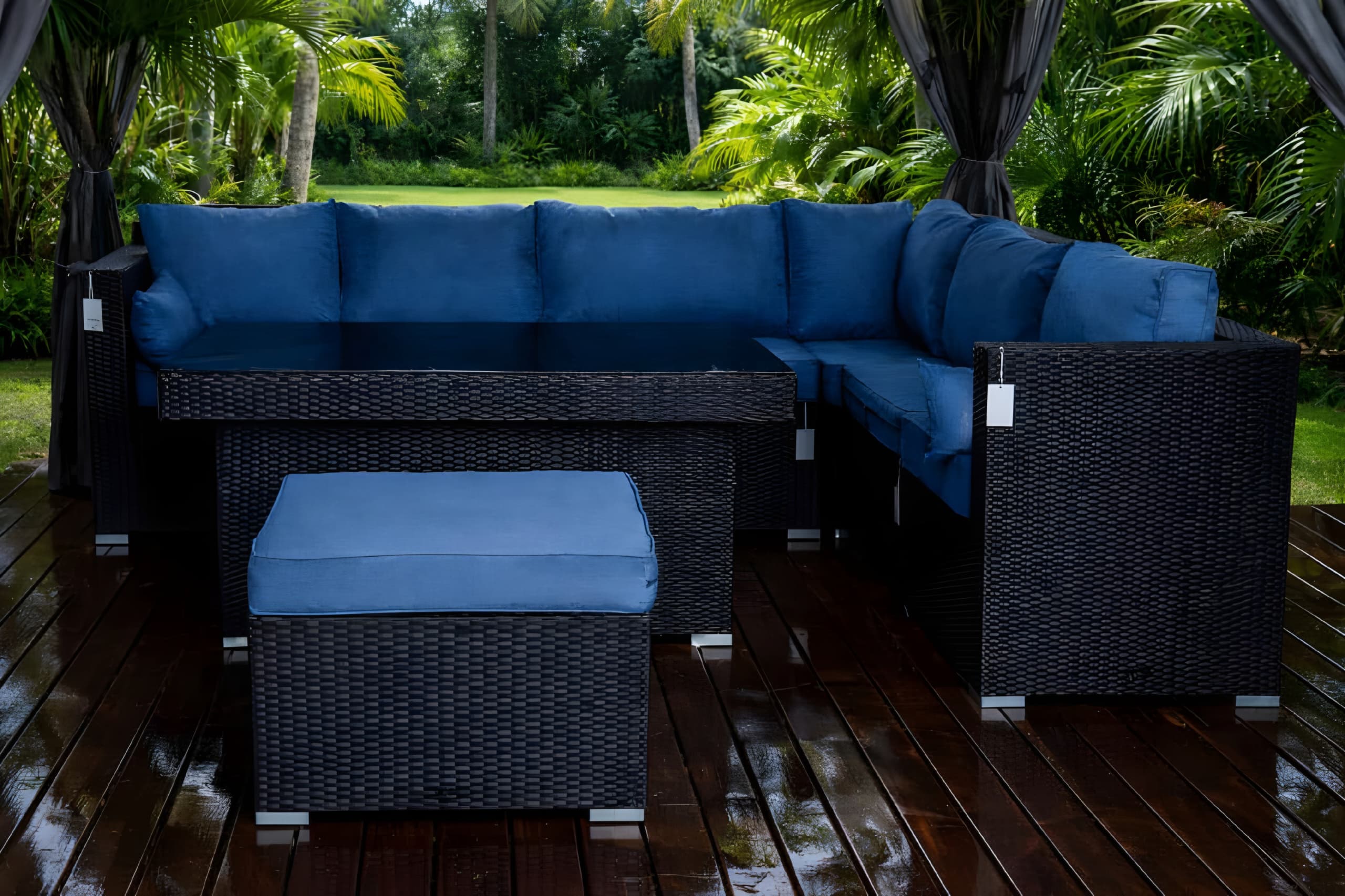 The Zambezi L-Shaped Sectional Garden Furniture