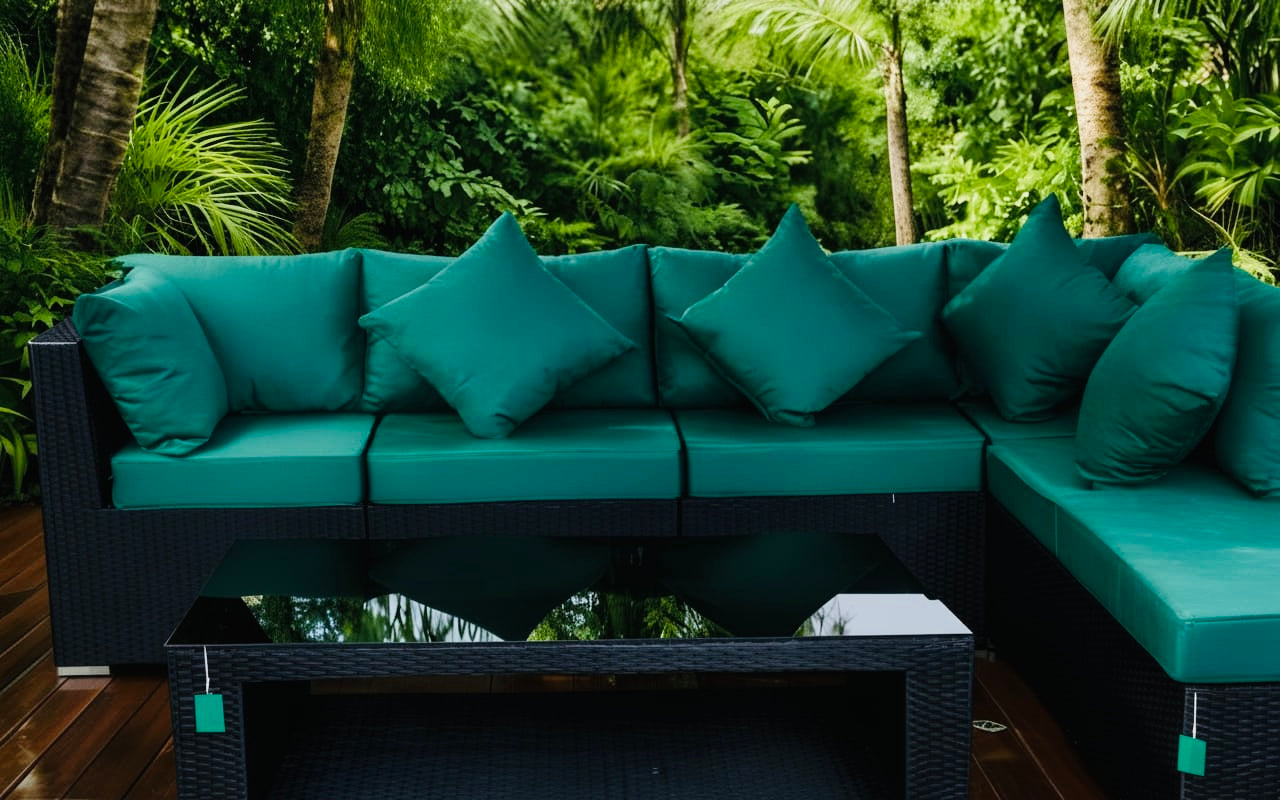 Kapiri L-Shape Rattan Garden Furniture Set